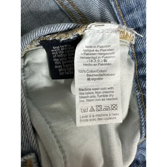 Madewell Size 30 Womens Blue 100% Cotton Stretch Pockets Denim Mom Shorts - Picture 9 of 10